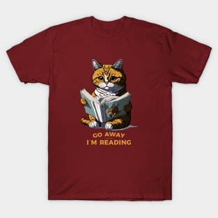 go away - I´m reading T-Shirt